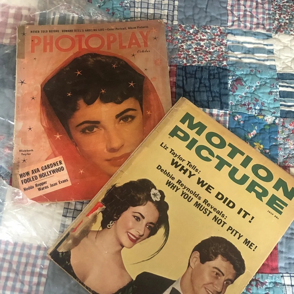 Vintage Movie Magazine Set – Photoplay & Motion Picture (Yellow, Orange Covers)